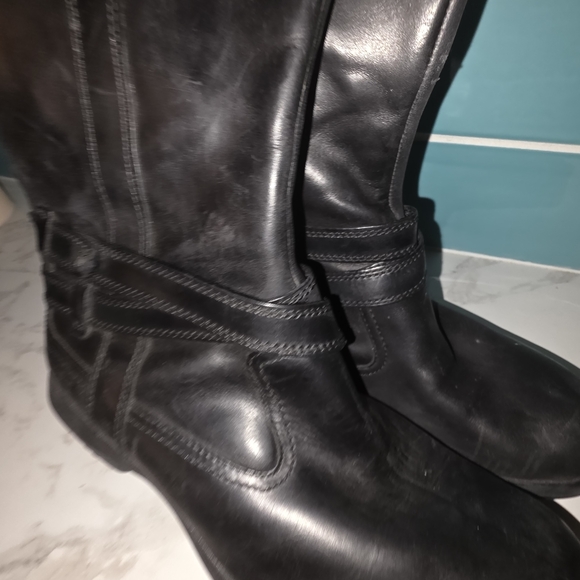 MERRELL'S Women's Black Leather Boots - Picture 5 of 11